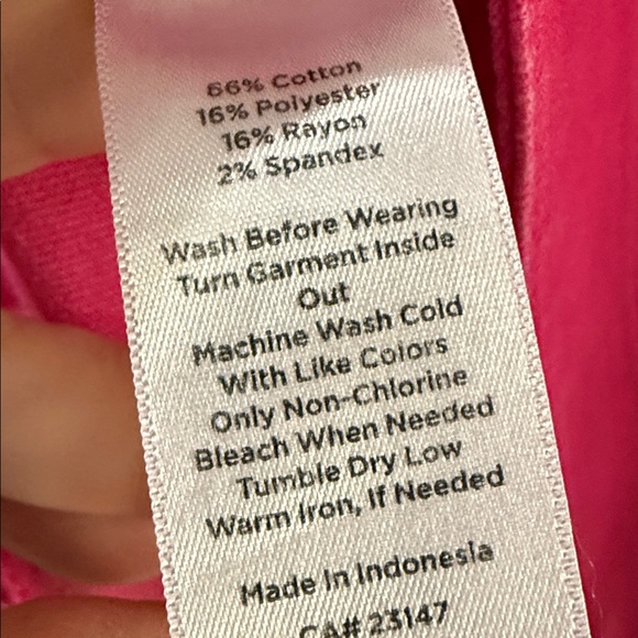 Talbots Pink Jean Jacket - Size 1X - Picture 5 of 5